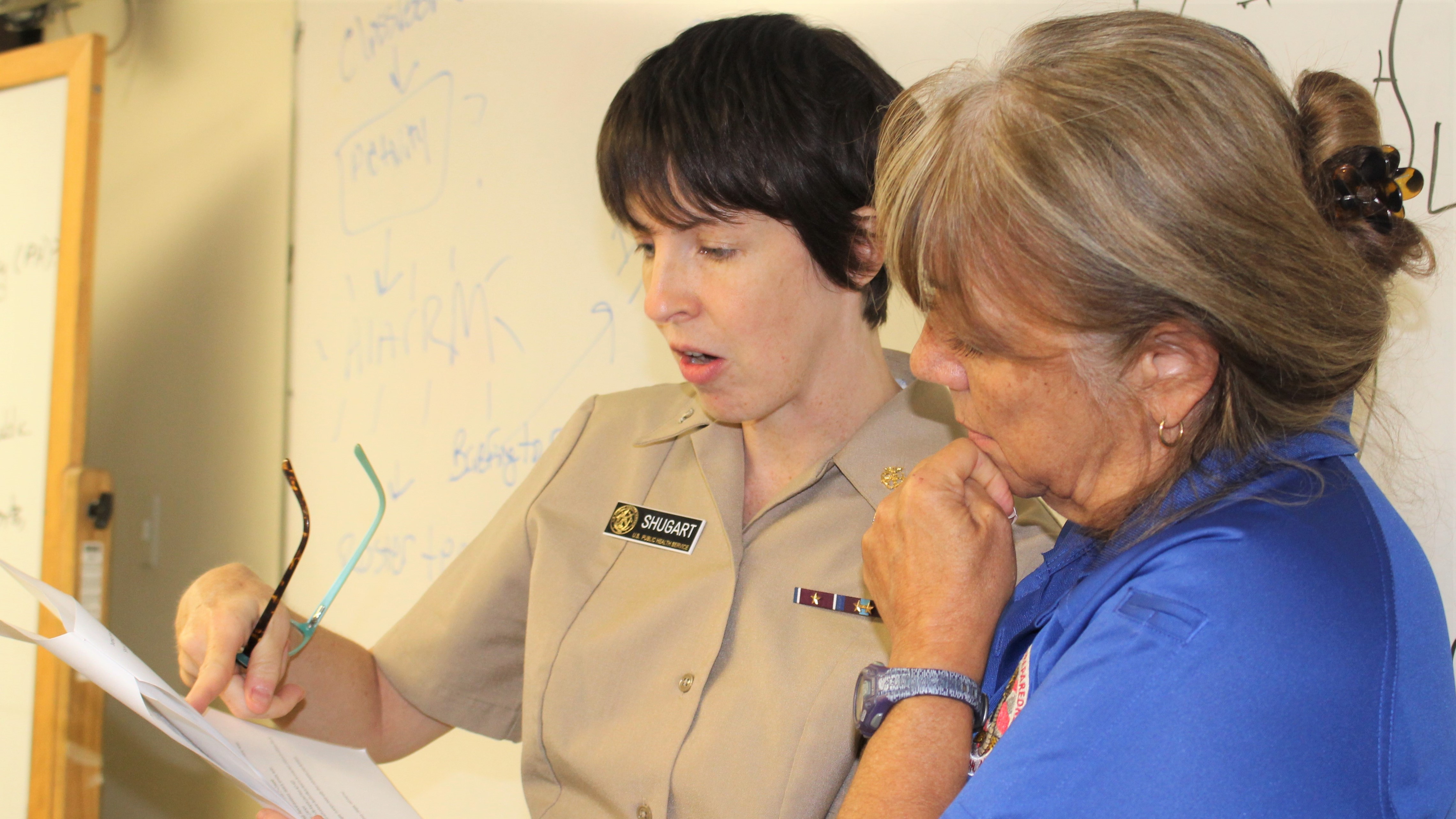 Healthcare experts consult on the curriculum for the new DREAM course.